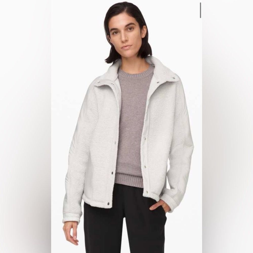 Lululemon Go Cozy Jacket - Heathered Ceramic